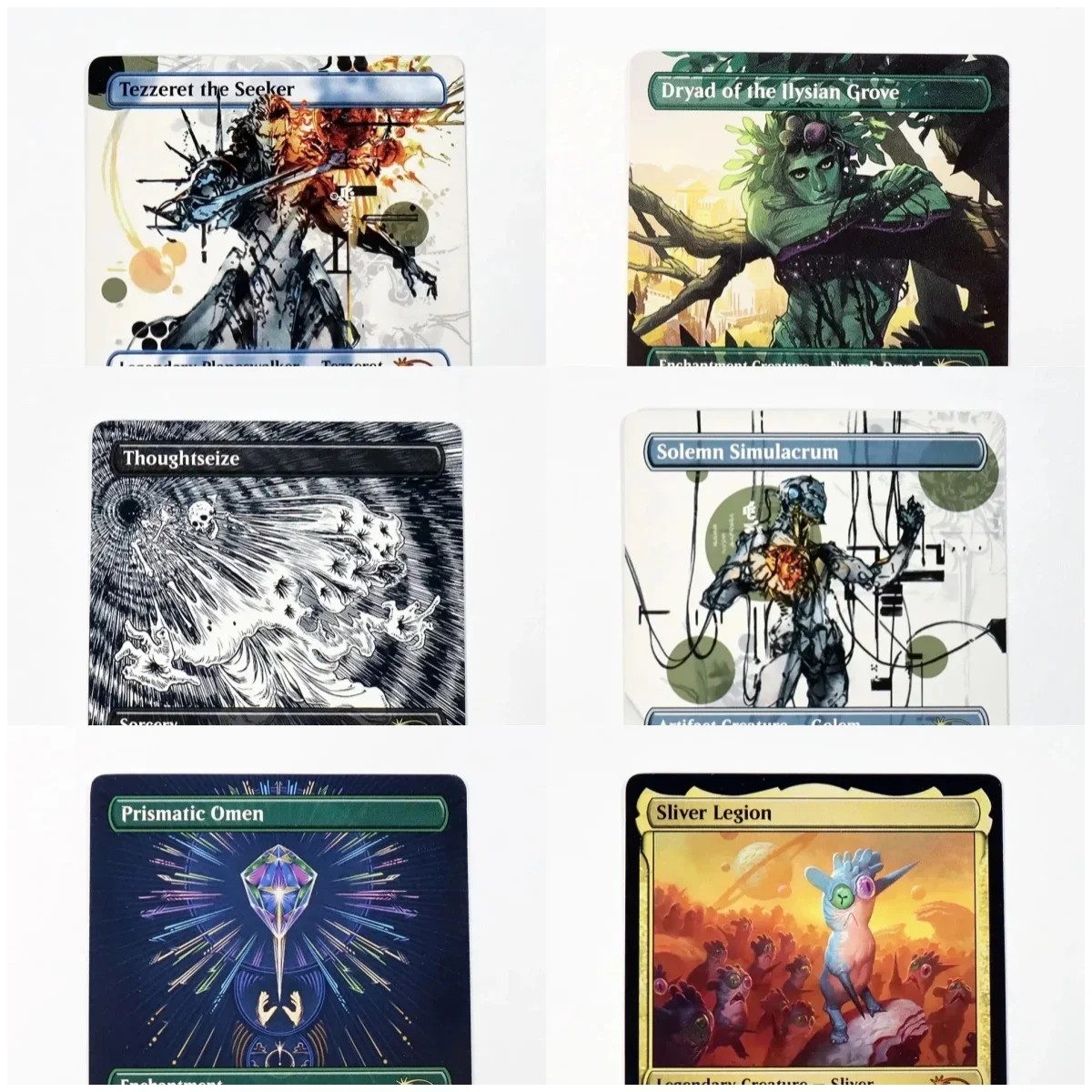 

(Dryad of the Ilysian Grove) Magic Proxys Game Black Top Quality Proxy Playing Cards Gathering Board Game Trading Cards Prox