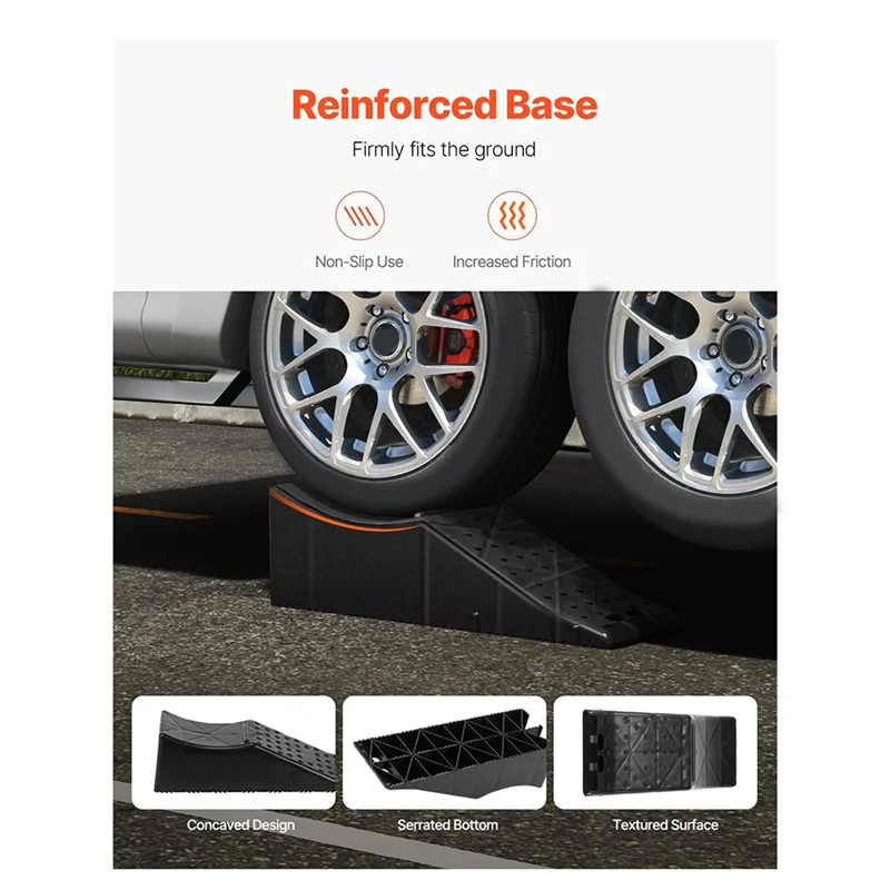 

Highly Recommended Car Ramp Low Profile Car Service Ramp 20000 Lbs/10 Ton Loading Capacity 5.5" Lift Height Car Ramp Heavy Duty