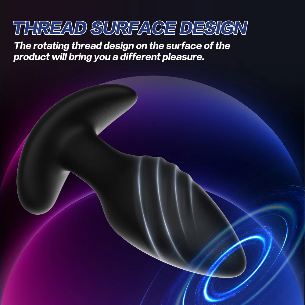360° Rotation Anal Plug Vibrator for Women Men Prostate Massager Gay APP Wireless Butt Plugs Adult Sex Toys Female Masturbation