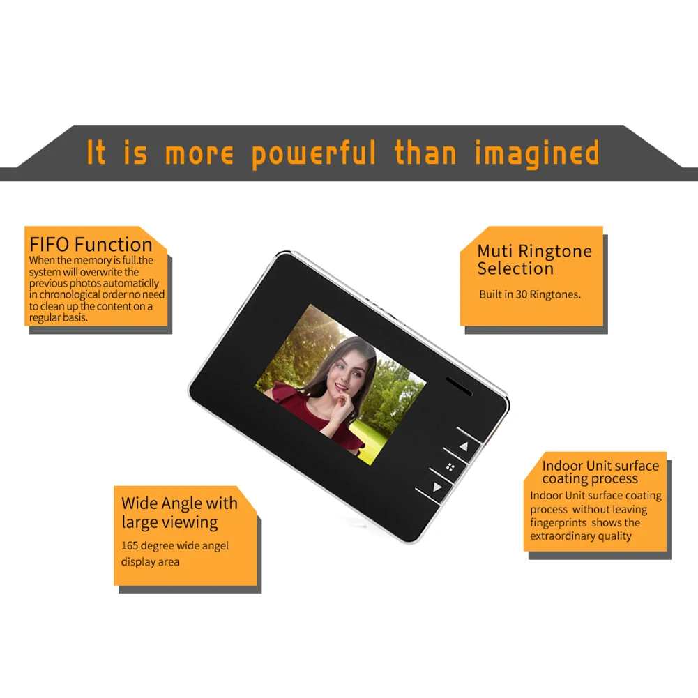 Campainha eletrônica olho mágico da porta câmera de vídeo eletrônico campainha da porta olho mágico visão hd câmera campainha da porta ao ar livre