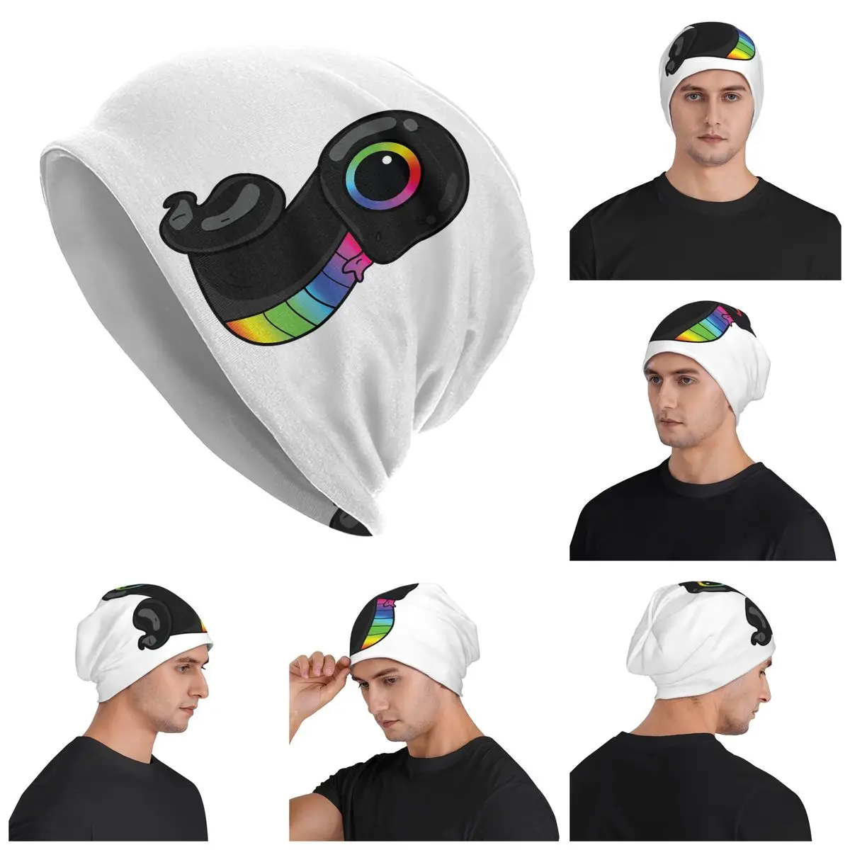 

Sneki Snek Fan Design Razer RGB наклейка теплая вязаная шапка модная шапка-капот осень-зима уличные шапки шапки для унисекс для взрослых