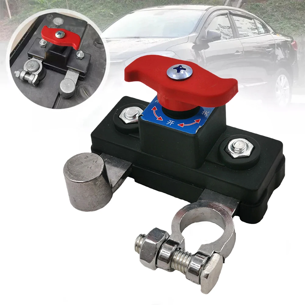 1PC 12V/24V Car Battery Cut Off Switch Disconnect Isolator Cut-Off Power Cutoff Switch Leakage Protector For Car Trucks Buses RV