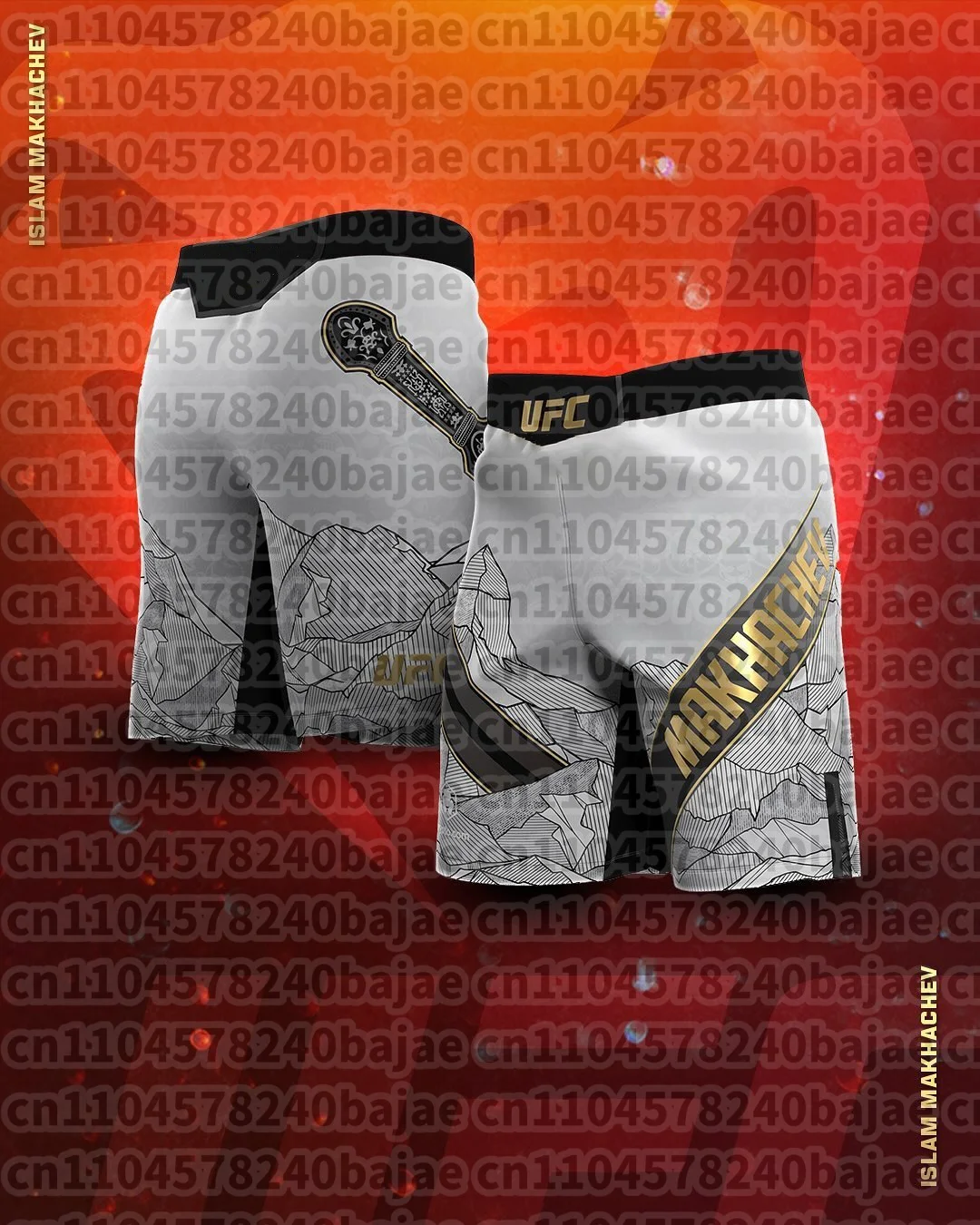

MOTO New Alex "Poatan" Pereira Top Fighters Fighting Shorts Fighting Wrestling Sports Shorts Men Breathable Speed Drying Shorts