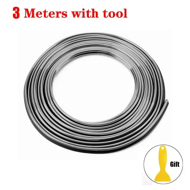 Universelle Auto-Zierleisten Flexible Streifen 5M/3M/1M Innenraum Auto-Verkleidungen Autoabdeckung Armaturenbrett Tür Auto-Styling