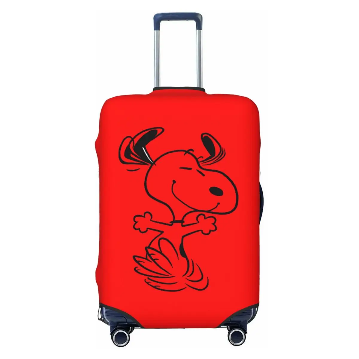 

Custom S-snoopys Animated Cartoon Luggage Cover Elastic Travel Suitcase Protective Covers Fits 18-32 Inch