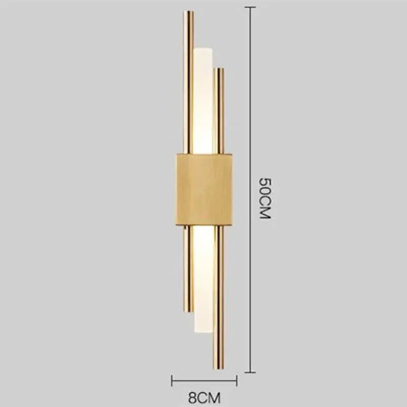 Imagem -05 - Iluminação Simig-lâmpada de Parede de Luxo Nórdica Led Gold Decor Arandela Moderna para Quarto Ferro e Acrílico Sala de Estar Cama Lateral Nova