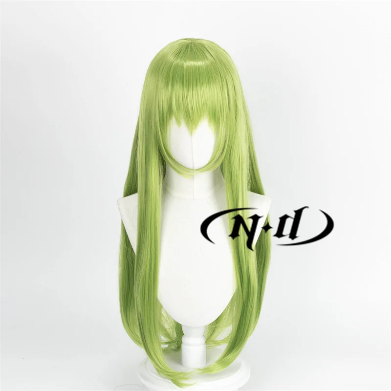 ND Enkidu Cosplay Wig Anime Fate/strange Fake Cosplay Long Green Hair for Comic-Con Theme Party Kanekalon Synthetic Hair