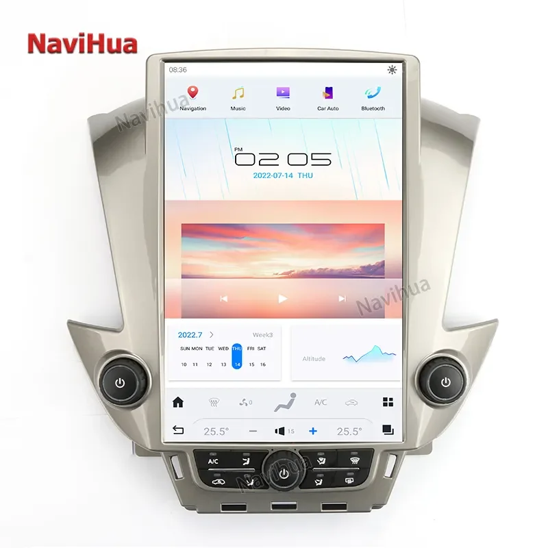 

Android 11 14.4 Touch Screen Multimedia Vertical GPS Navigation Auto Radio for Chevrolet Tahoe Suburban GMC Yukon 2015-2018