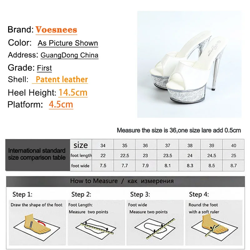 Summer Sexy Slippers Transparent Platform Party High Heels Super Model Walk Show Sandals Europe And America Fashion Women Shoes