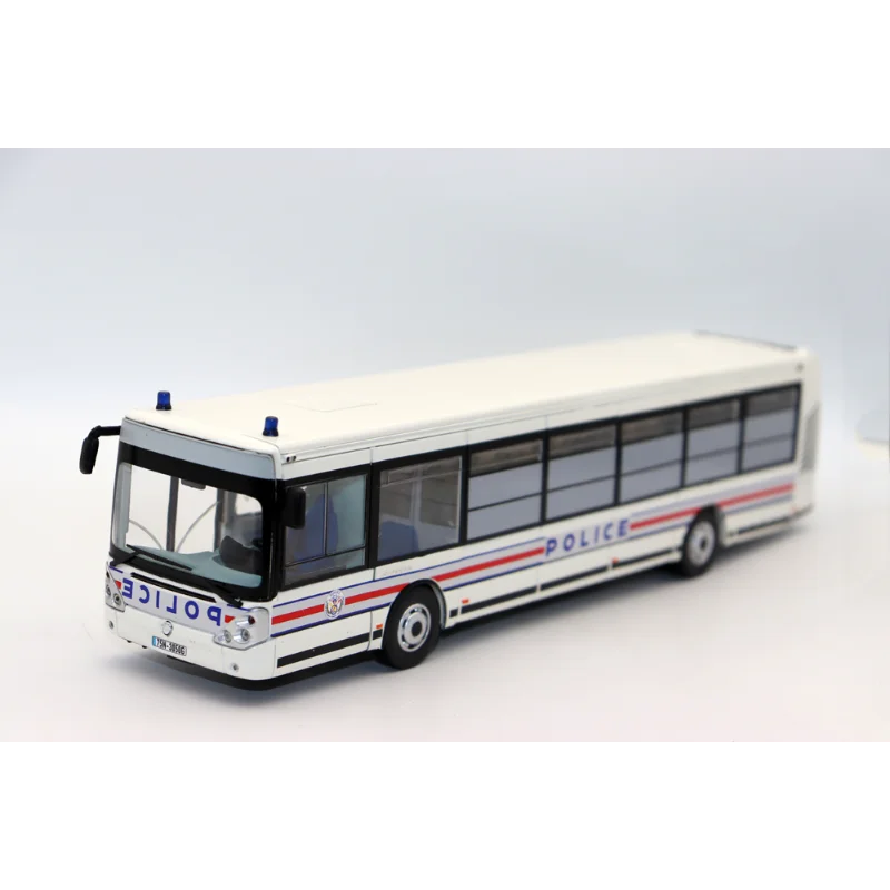 

Diecast Norev 1:43 Scale Irisbus Citelis 2008 Bus Police Alloy Car Model Collectible Toy Gift Souvenir Display Ornament