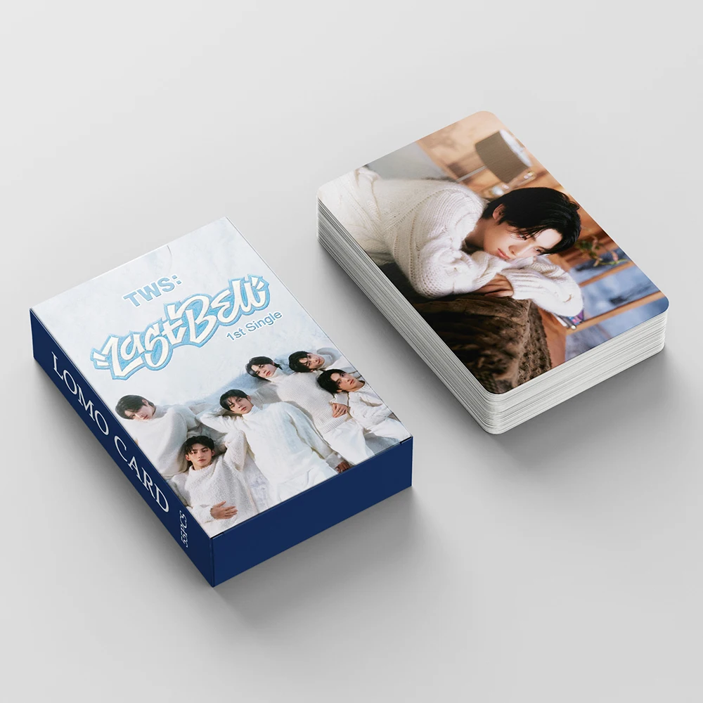 55pcs/set Kpop TWS Sparkling Blue Photocards LOMO Cards New Album Photocards Card photo Poster fan gift