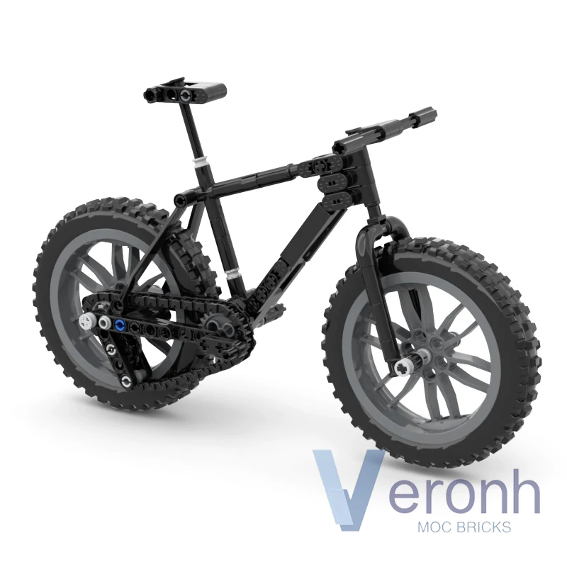 Technology Mountain Bike Model Set MOC Building Blocks Creative High-Tech Bricks Educational Puzzle Kid Construction Toys Gifts