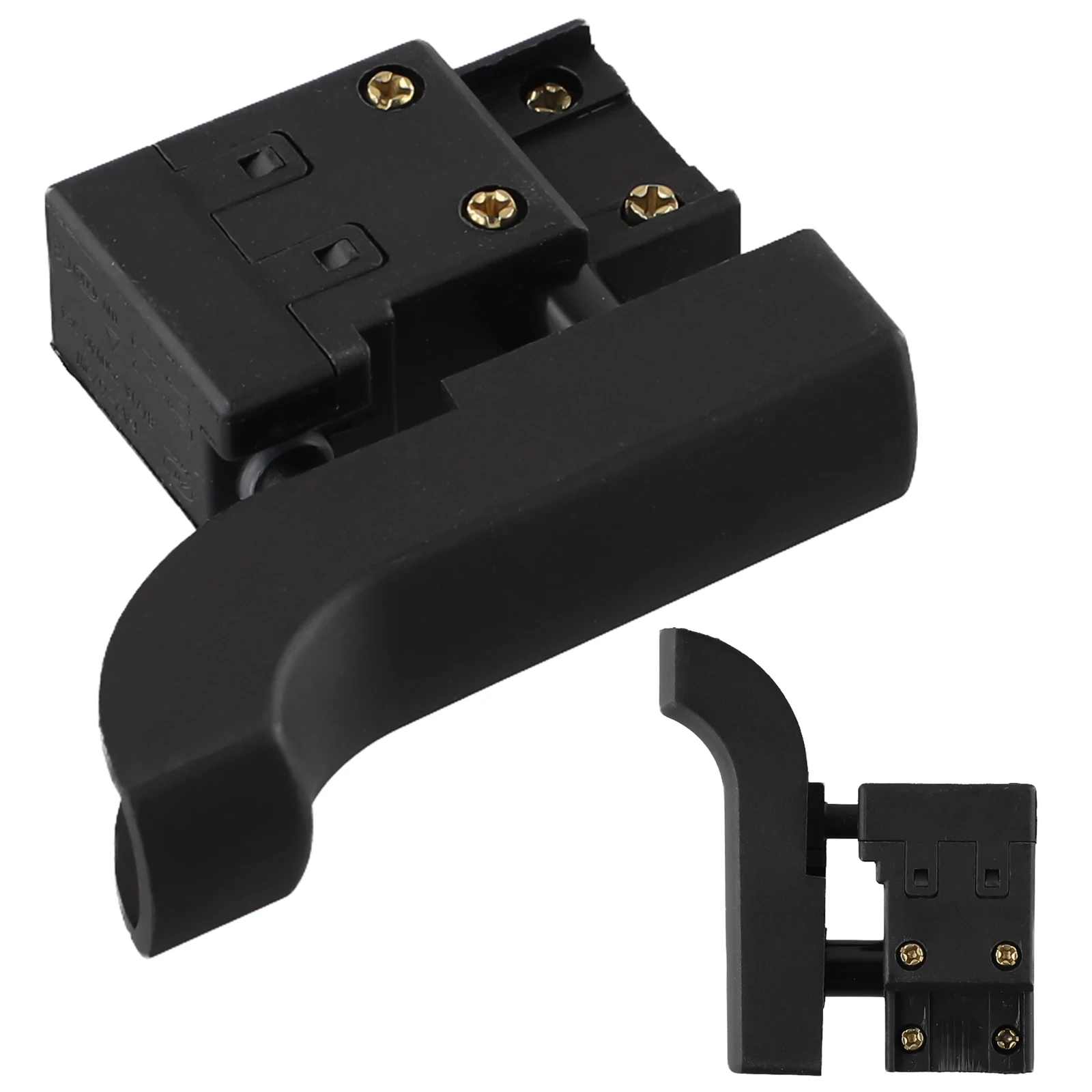 High Quality Brand New Trigger Button 10(10)A 250V 5E4 ABS Nylon Accessories Black Electric Tools Hardware Tools