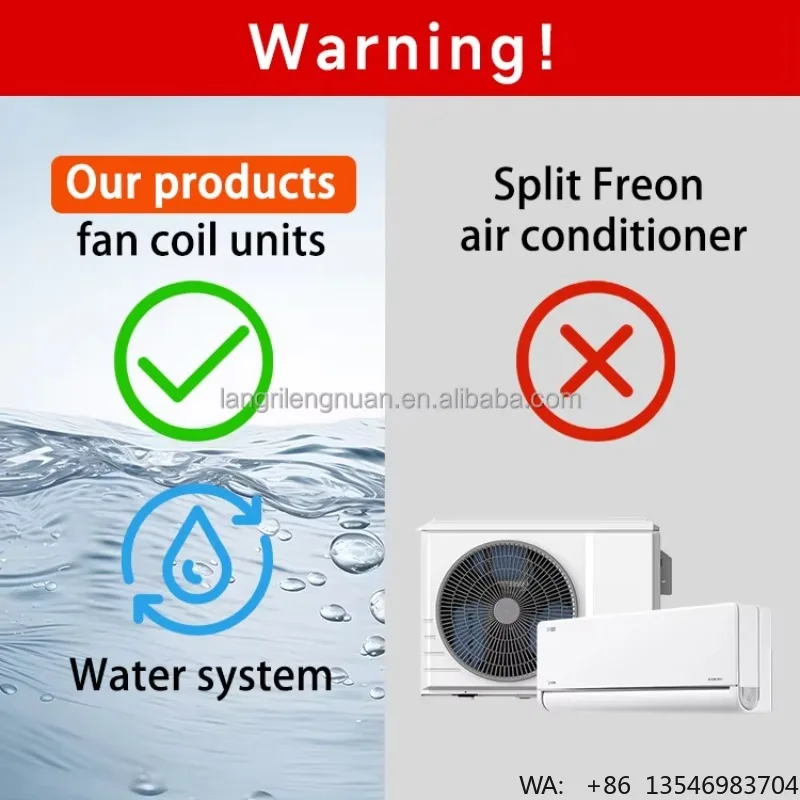 High-Efficiency FP-68 Ceiling-Mounted Water Fan Coil Units 220V with Low Noise Motor for Cooling in Hotels Duct Floor Standing