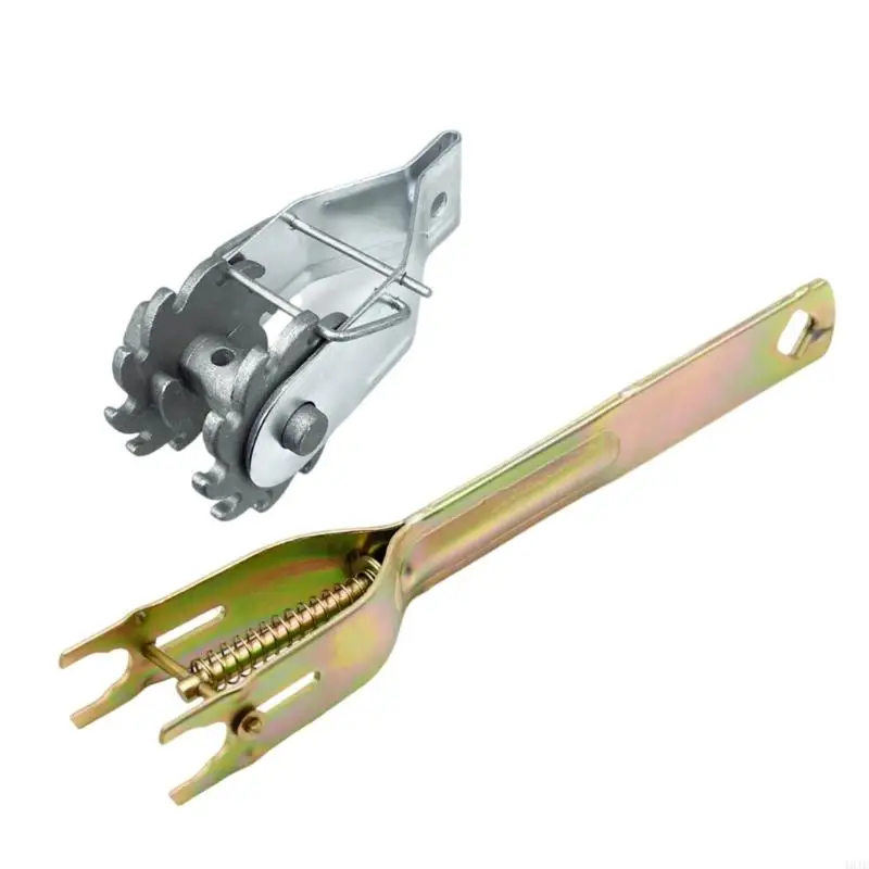 

40JE Electric Fence Wire Strainer Handle Heavy Duty Inline Wire Tensioner Handle Wire Ratchet Handle for Agricultural