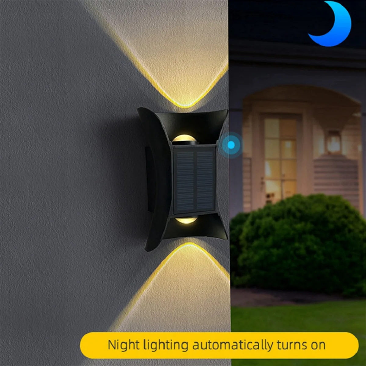 Lámpara de pared LED con detección de cuerpo Solar N18R, decoración familiar, luz de pared, Patio, pasillo, lámpara de pared Exterior