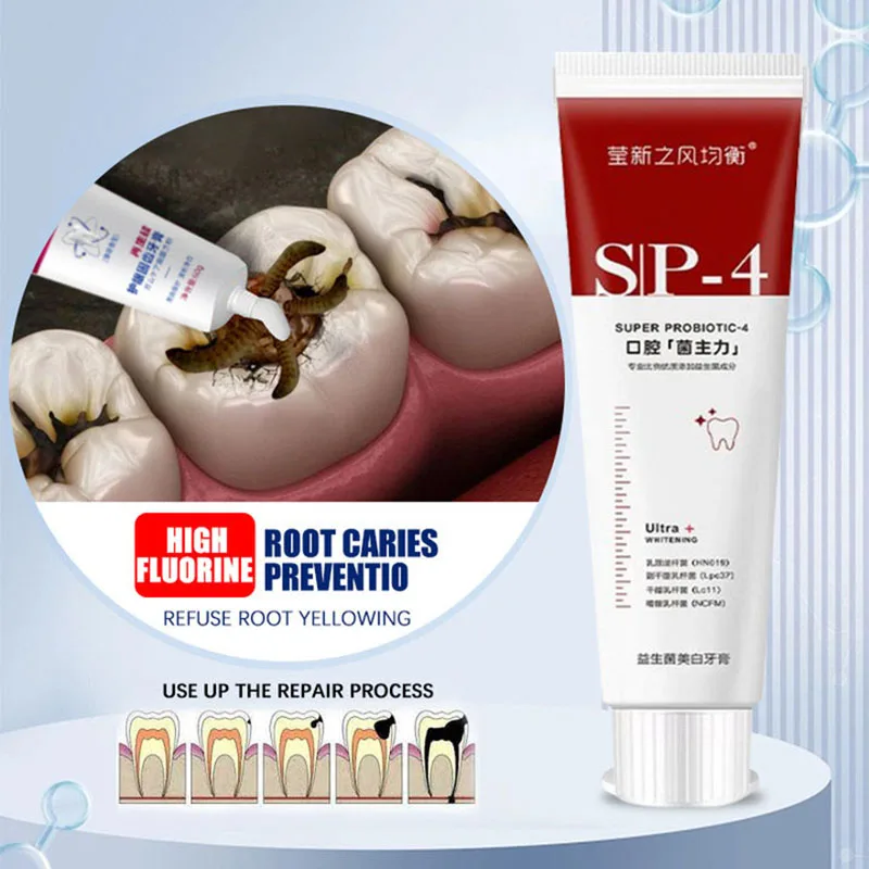 Repair of Cavities Caries Removal of Plaque Stains Decay Whitening Yellowing Repair Teeth Teeth Whitening 2023 New toothpaste