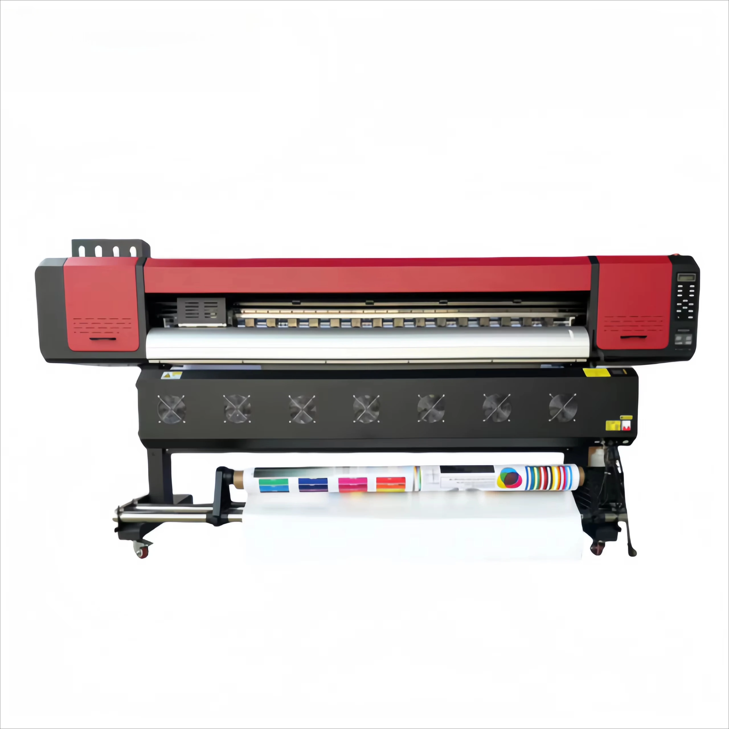 High Quality 1.9m Automatic New Eco Solvent Inkjet Printer for Flex PVC Tarpaulin Printing Machine XP600 Head