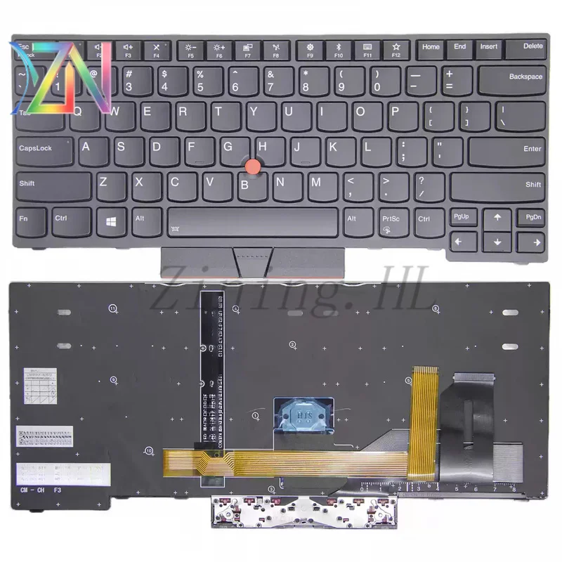 For Lenovo E480 T14 Gen1 Gen2 T480S L390 E490 495 T490 L480 Keyboard P43S