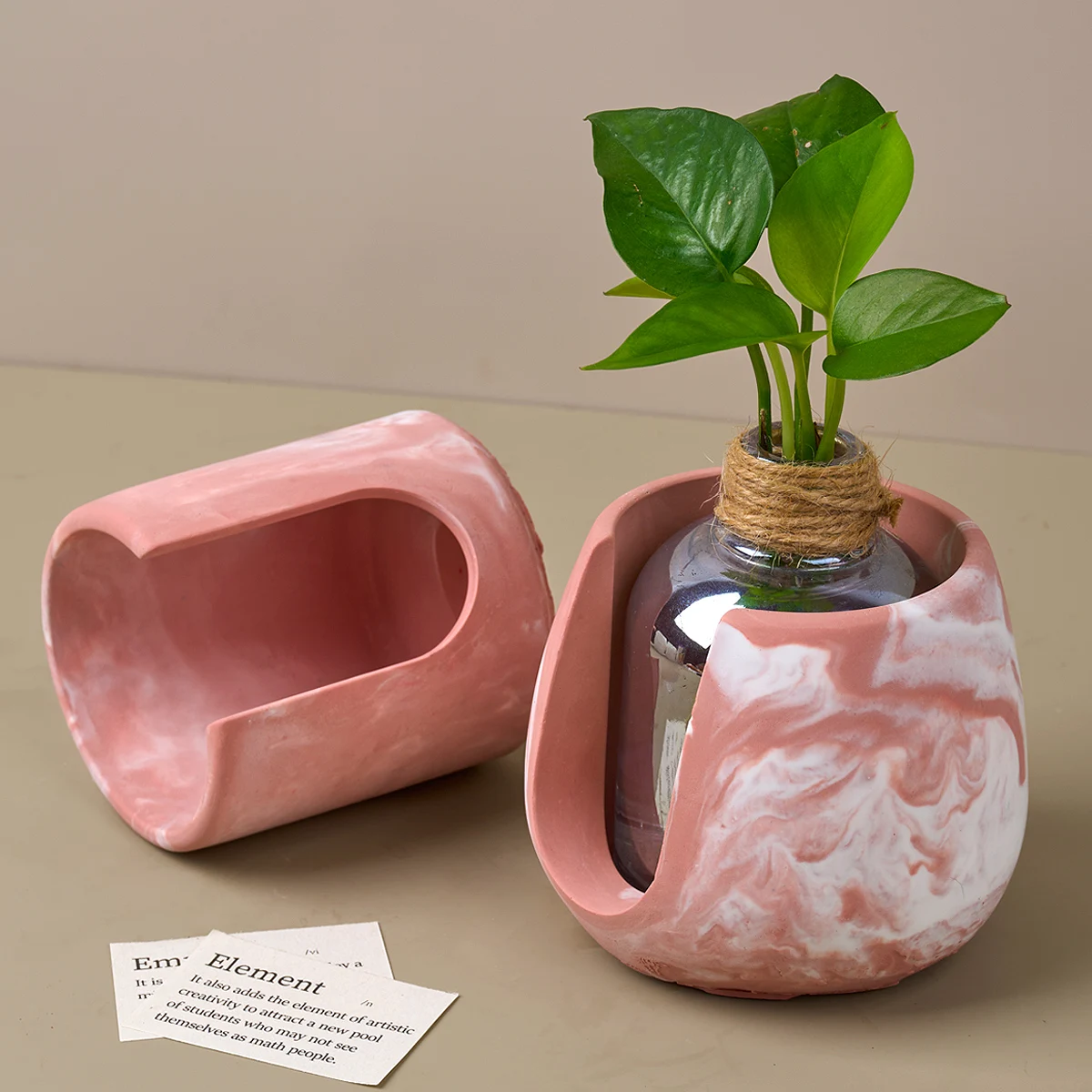 Cylindrical Incense Burner Silicone Mold DIY Hydroponics Vase Concrete Cement Mould Melting Wax Container Making Plaster Molds