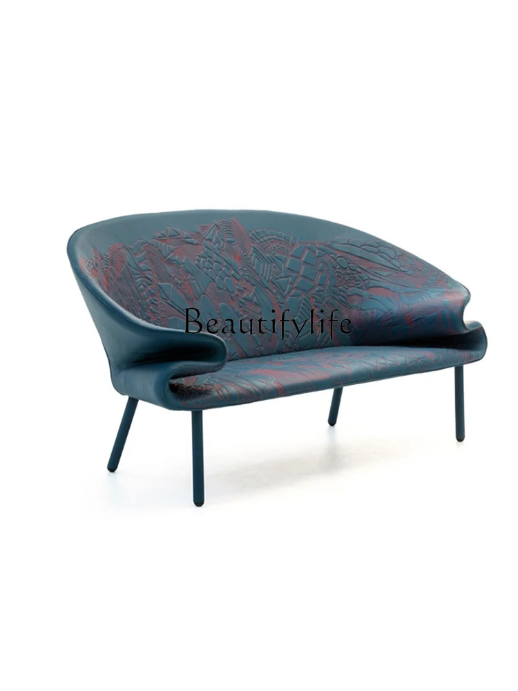 

Nordic Special-Shaped Designer Light Luxury Fiberglass Graffiti Leisure Sofa Living Room Armrest Chair