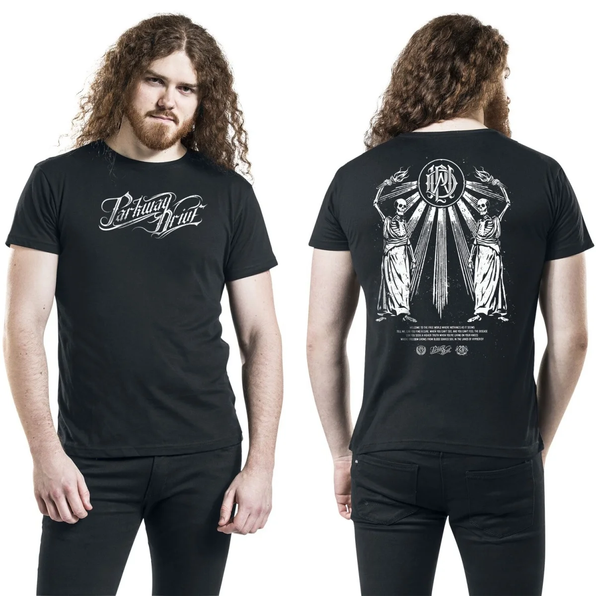Parkway Drive Graphic Cotton T-shirt Unisex Summer Short Sleeve Fashion Brand Tee Luxury Casual Vintage Tees