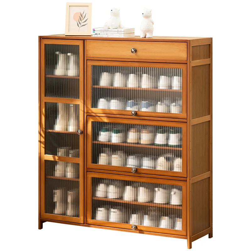 

Door shoe cabinet high vertical entry cabinet integrated door corridor with extremely narrow household shoe rack multi-layer wit