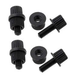 Convenient Motorcycle License Plate Screw Set Sturdy Nylon Fasteners Reliable Nylon License Plate Fasteners 4pcs/set H9EE