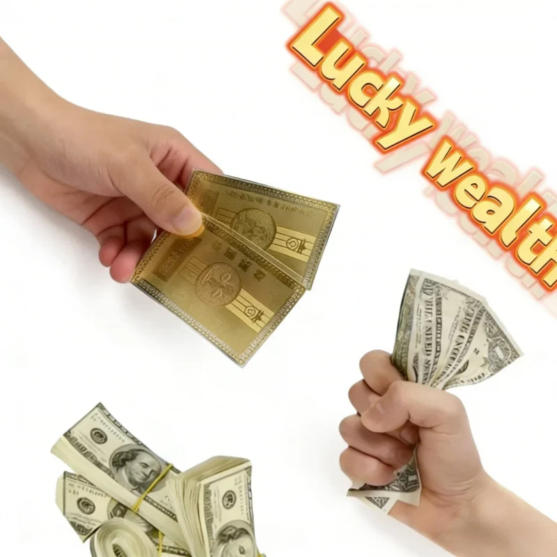 

New Year Decoration Stickers Creative Home Hanging Ornaments Success in Business Wealth Attraction Good Luck Amulet Copper Amule