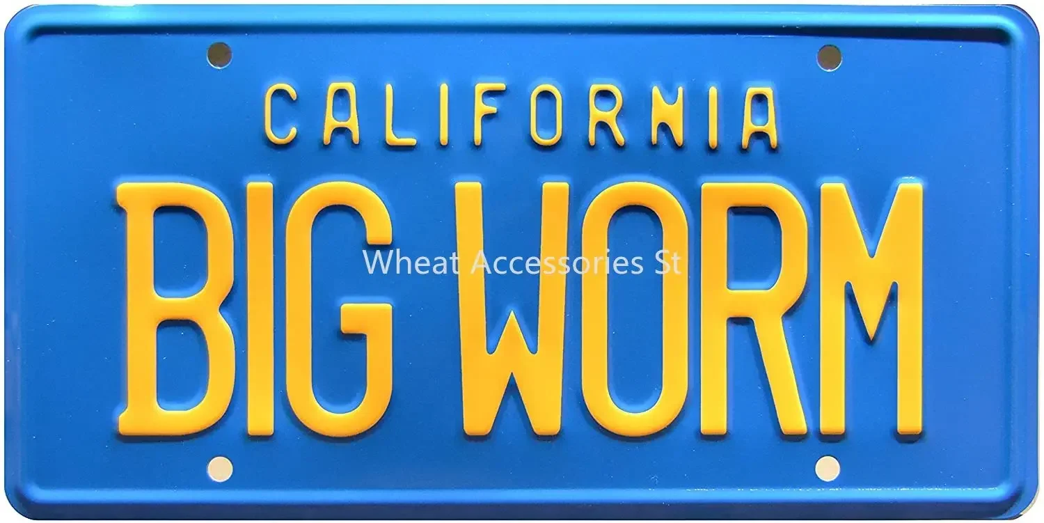 

Celebrity Machines Friday | Big Worm | Metal Stamped Plate