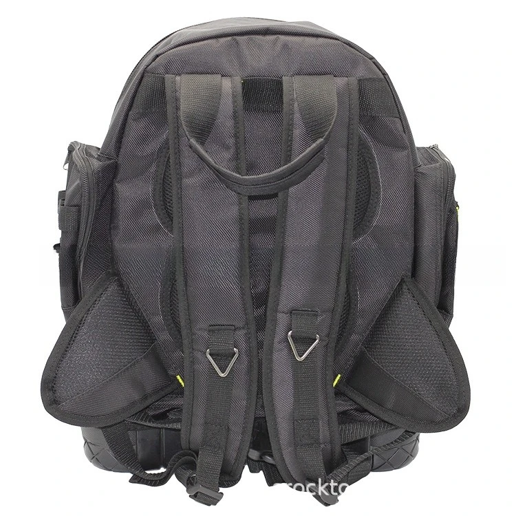 Multifunctional Repair Double Shoulder Kit Electrician Repair With Rubber Bottom Multi-pocket Waterproof