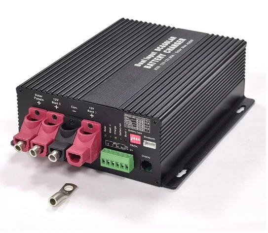 12V DC to DC Battery Charger Solar B2B Lead Acid Lithium LCD Display Car Auto Bidirectional Charger