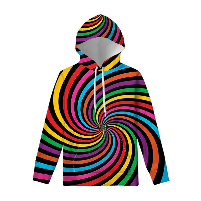 

Fashion New 3D Trippy Patterns Printed Hoodies Colorful Psychedelic Styles Graphic Hooded Hoody Unisex Sweatshirts Mens Clothing