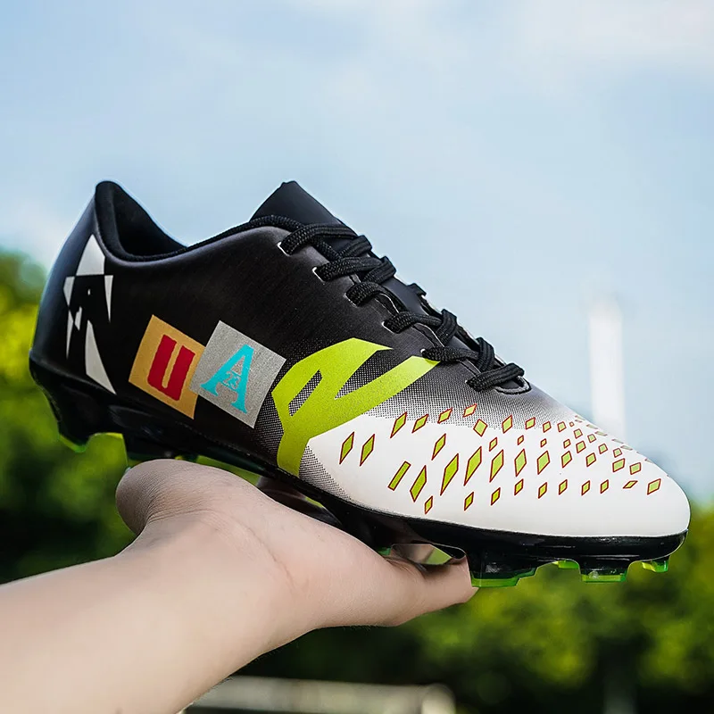 Men's Football Shoe Association Quick Five Up Football Nail Anti Slip Professional Ultra Light Training Football Boot Turf