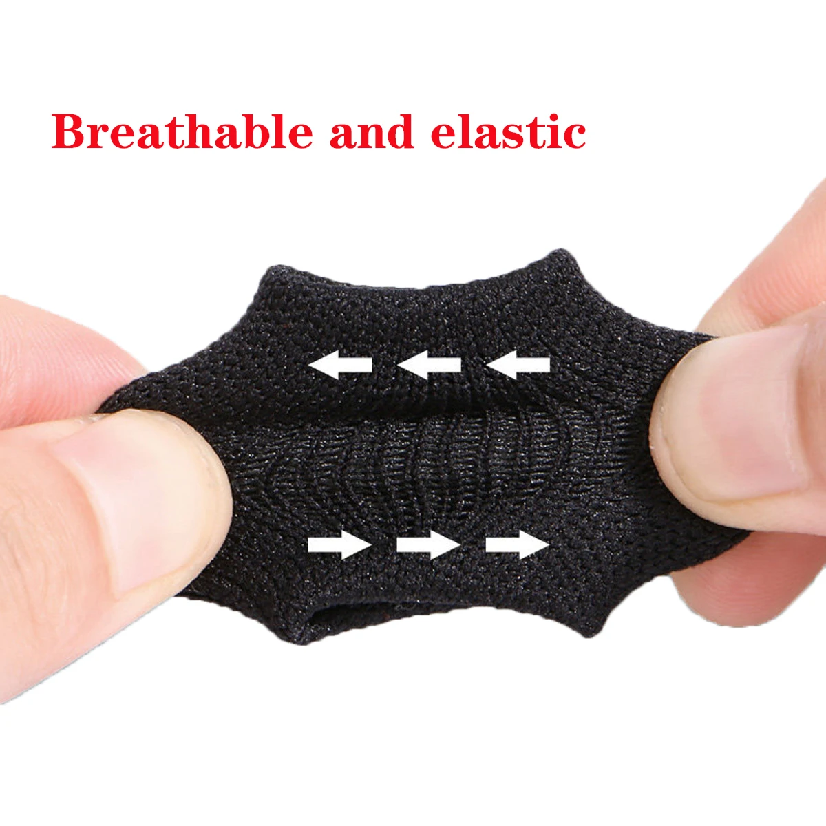 10Pcs Finger Sleeve Support Thumb Finger Splint Brace Protector Breathable Elastic Patch Tape Sports Guard Relief Pain