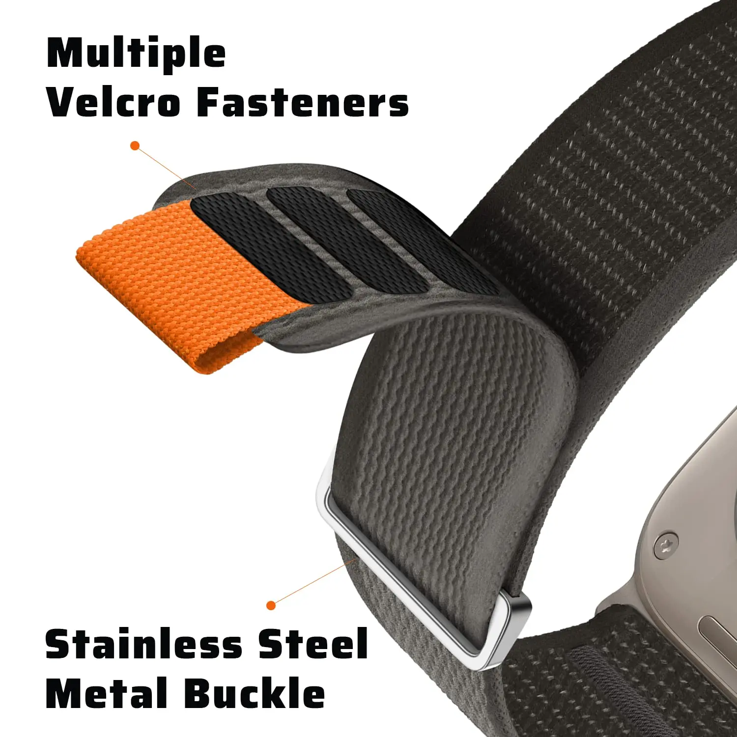 Trail Loop Strap for Apple Watch Strap 44mm 45mm 42mm Ultra 2 49mm 40mm 41mm 44 mm bracelet correa iwatch series 9 8 7 6 5 3 se