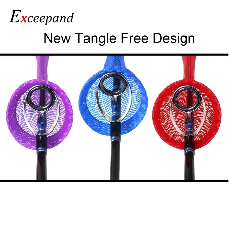 Exceepand Brand  Tangle Free Fishing Rod Sleeve 170 cm 25 mm width Casting Fishing Rod Cover Pole Sock Protector