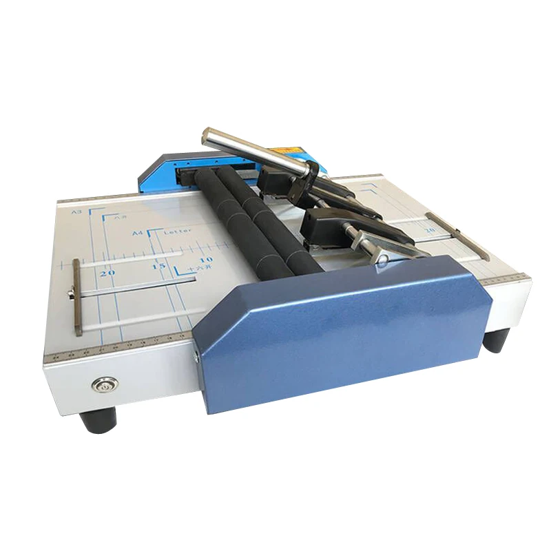 Paper Booklet Maker Stapling And Folding Machine for Leaflets Automatic Binding And Folding Device