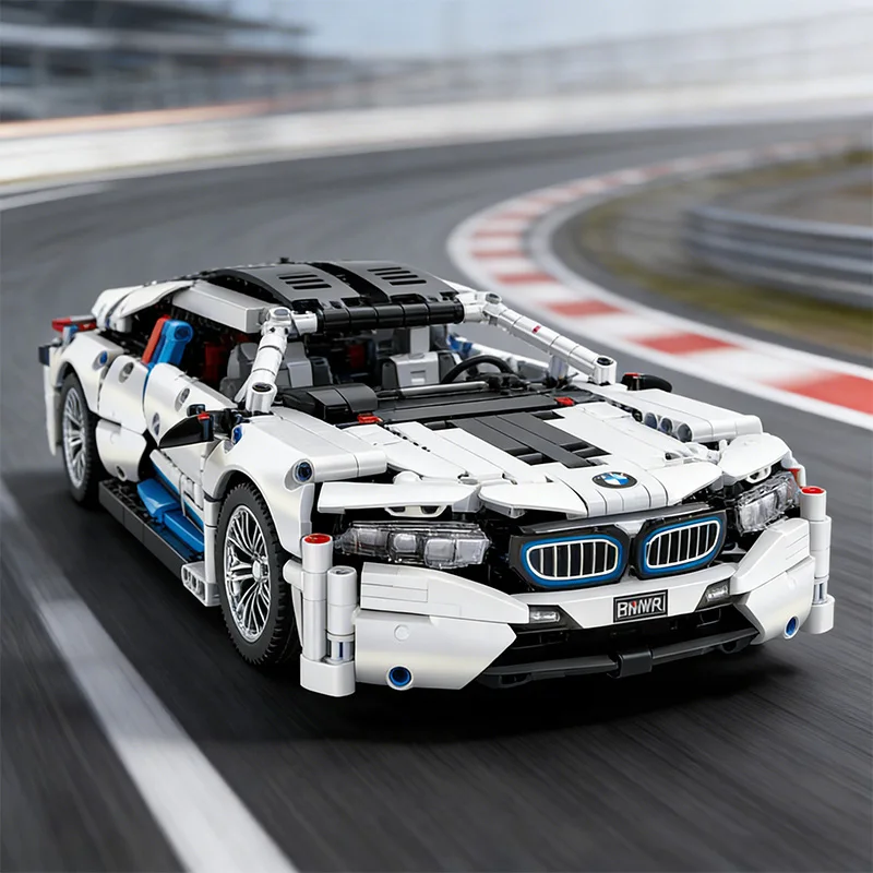 

Технический конструктор BWH City Speed: Набор для сборки автомобиля, модель DIY, для подарков детям и взрослым, 1208 деталей