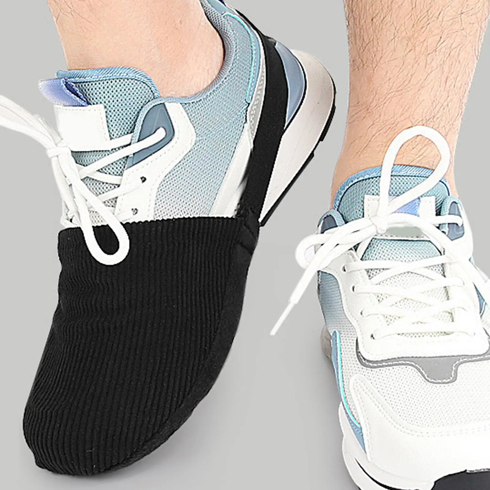 Non-Slip Bowling Shoe Slider Covers With Elastic Band Adjustable Sock Bowling reduce friction Accessories Indoor Sport Must-have