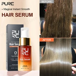 PURC-aceite mágico para alisar el cabello, suero para el cabello dañado y rizado, nutre instantáneamente suave, tratamientos para el cabello, esencia, productos para el cuidado del cabello