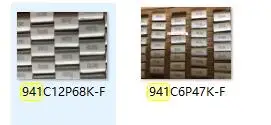 

5pcs/lots 941C12P15K-F 941C12P68K-F Uninductive absorption capacitance new original stock