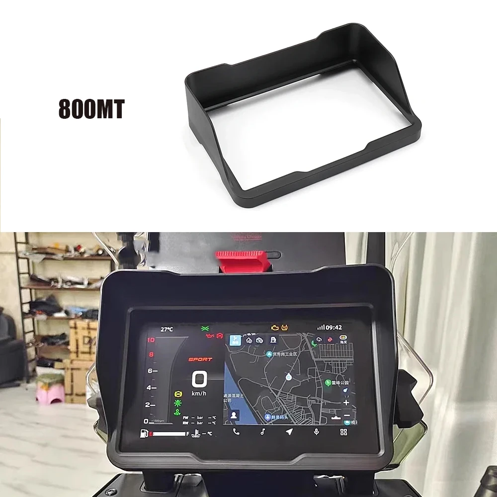 New For CFMOTO 800 MT 800MT 800mt 2023 Motorcycle Accessories Black Speedometer Cover Instrument Cover Anti-Glare Cover