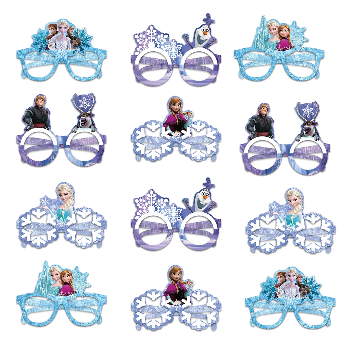 المجمدة موضوع حزب الحسنات ورقة نظارات عيد ميلاد حزب الديكور أقنعة صور تأثيري الدعائم شنطة هدايا الحشو عيد الميلاد تخزين