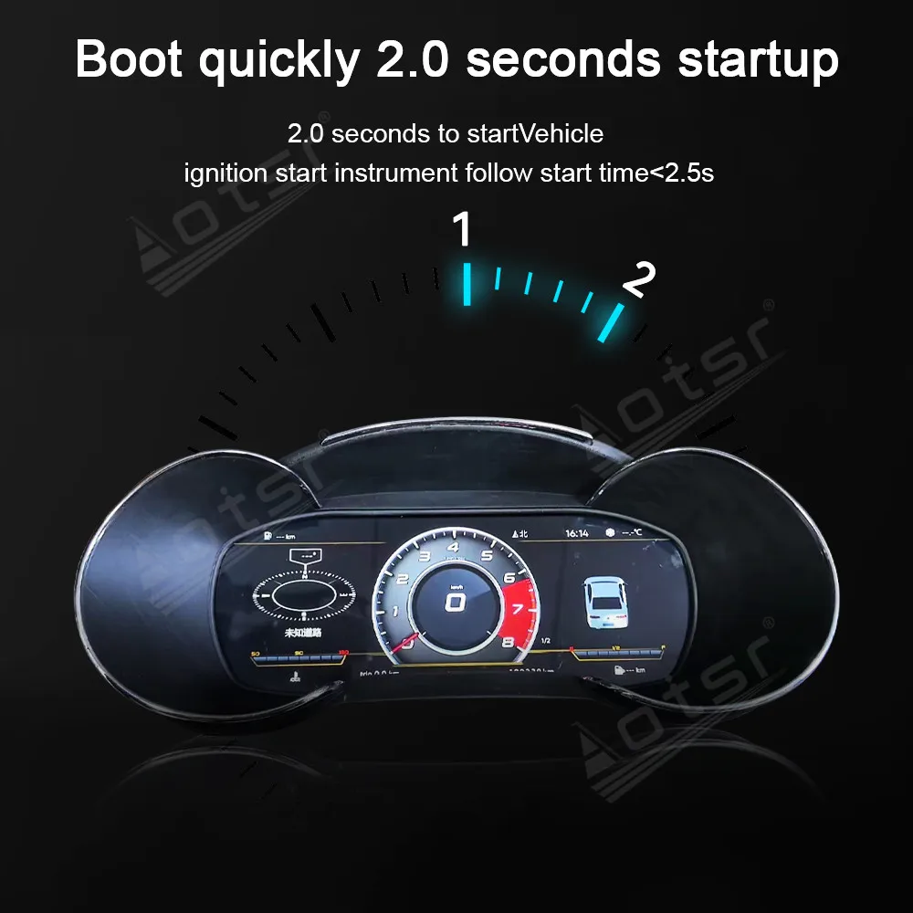 12.3 inch For AUDI A3 2014-2020 TT 2008-2014 Q5 A4L 2010-2018 Car LCD Digital Cluster Virtual Cockpit Dashboard Instrument