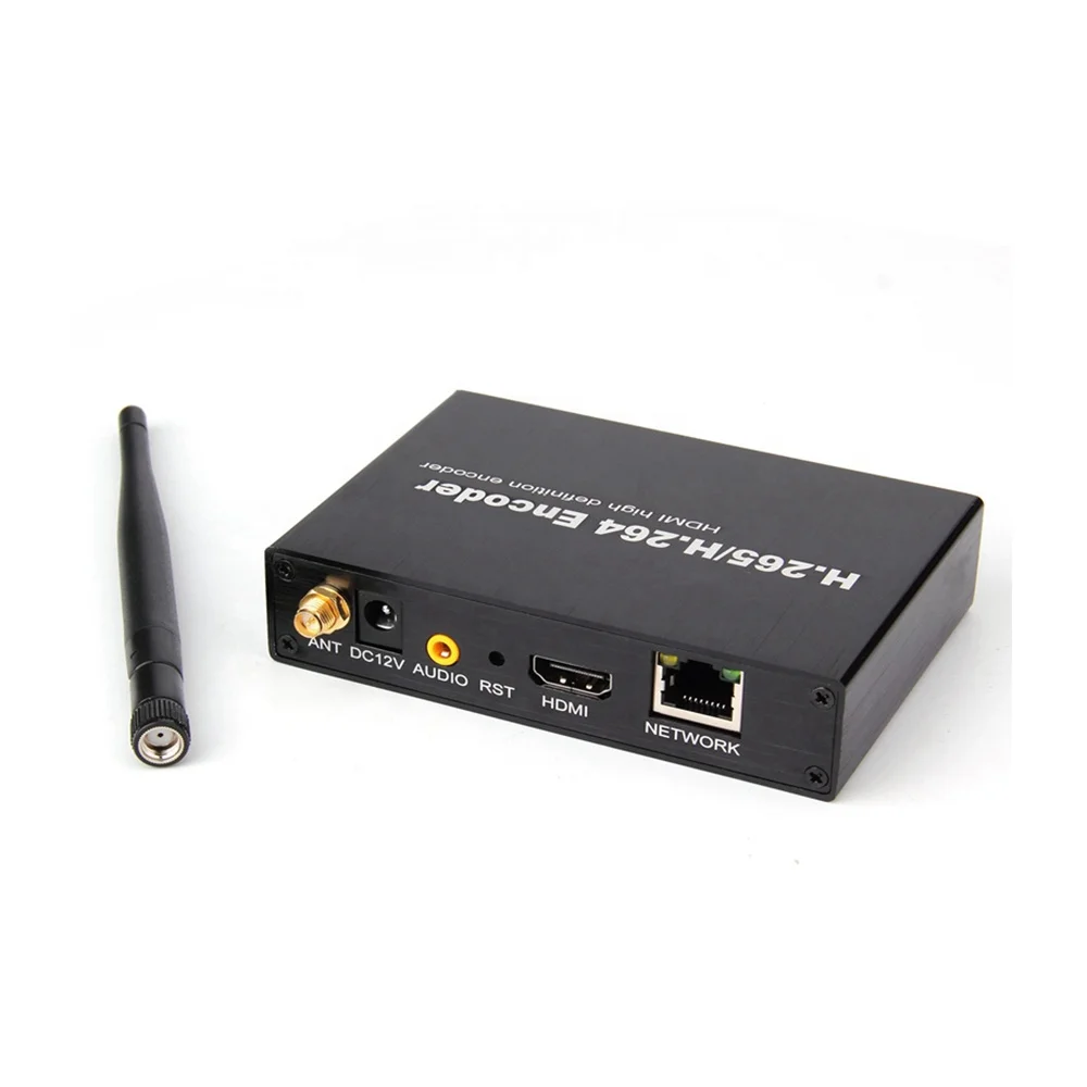 1080P WIFI H.265 video encoder to IP video streaming support RTSP,,HTTP,DNS,RTMP,TS,DHCP protocol