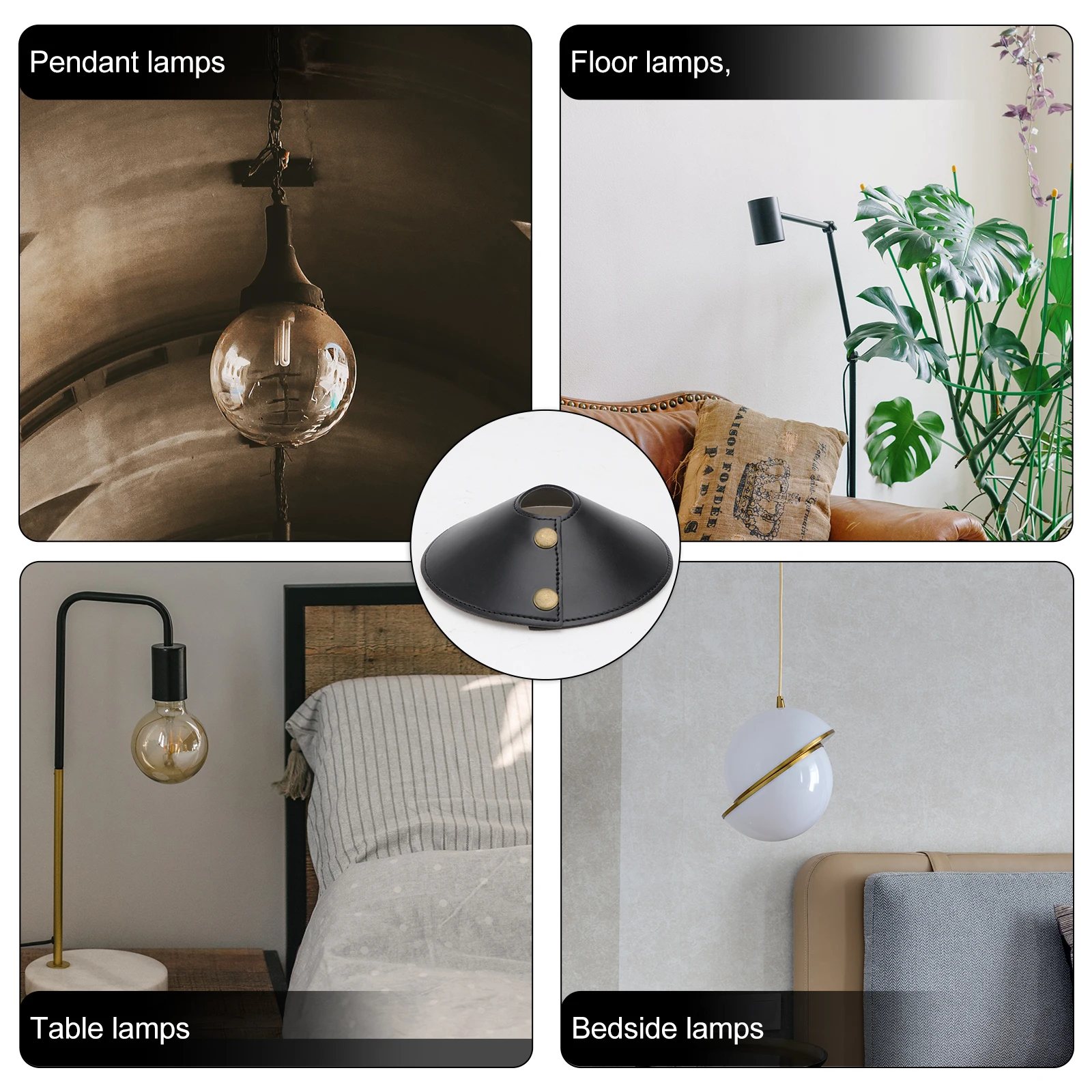 

1pc Pu Lampshade Protective Cover For Ceiling Light Chandelier Wall Lamp Bar Lampshade Home Decor Living Room Bedroom Dust Cover