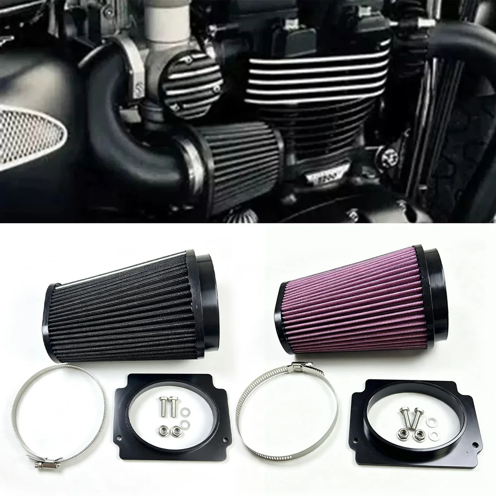 ATV Parts Air Filter Airbox Pro Flow Air Filter Intake Adapter For Yamaha Banshee 350 YFZ350 YFZ 350 1987-2006