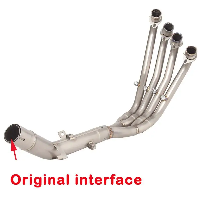 

Header Exhaust Pipe For QJMOTOR QJ800GS-G SRK800RR 2023 Motorcycle Muffler Front Link Tube Connect Original Tips Titanium Alloy