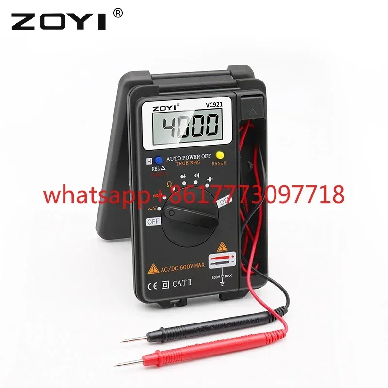 Electric Measurement VC921 Digital Card Multimeter Voltmeter Universal Meter